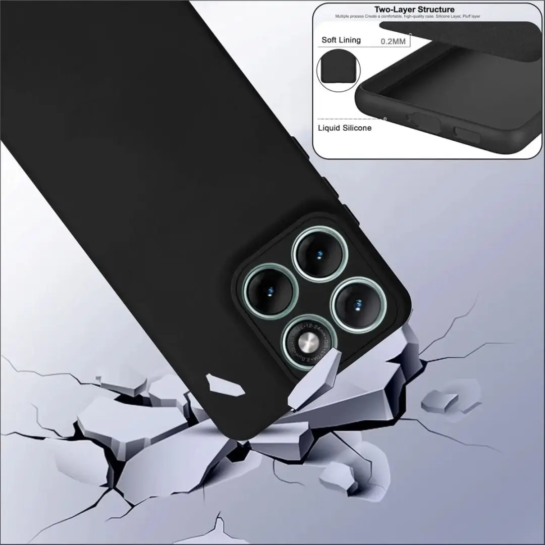 Selected TPU Hoesje Motorola Edge 70 Fusion - Zwart
