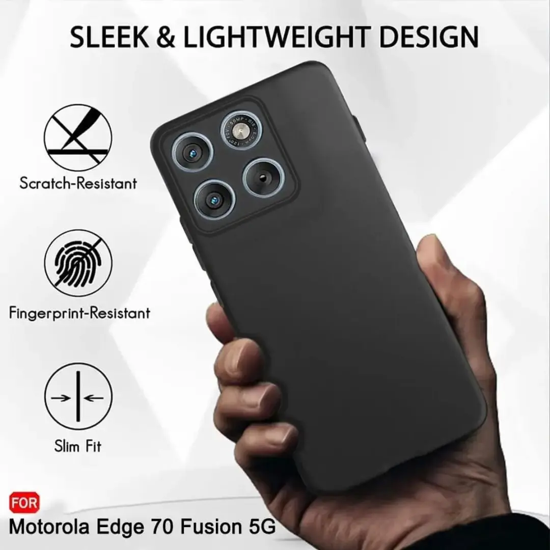 Selected TPU Hoesje Motorola Edge 70 Fusion - Zwart - afbeelding 6 van 6