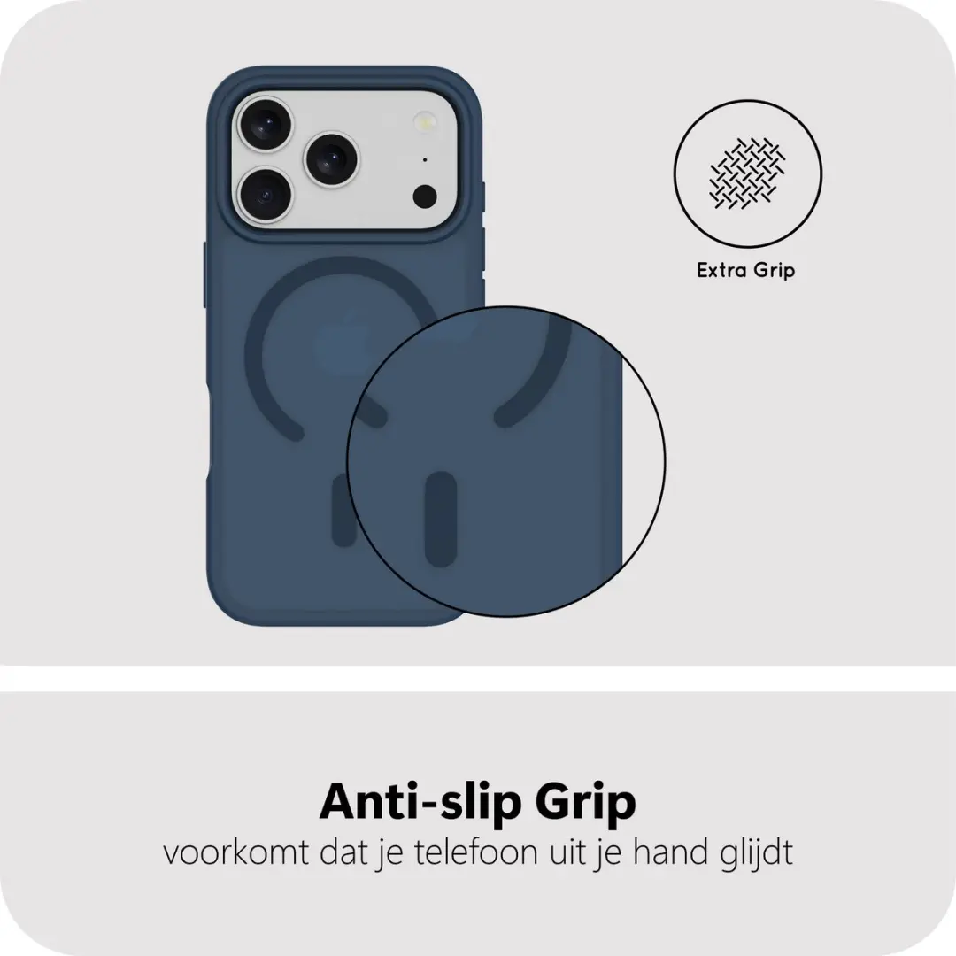 Just in Case iPhone 17 Pro MagSafe Hoesje - Blauw MAP2937AE7M