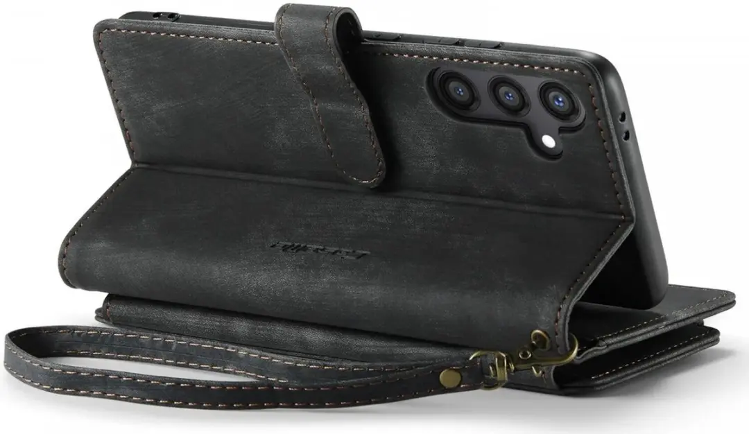 Caseme C30 Hoesje Samsung Galaxy S24 - Zwart