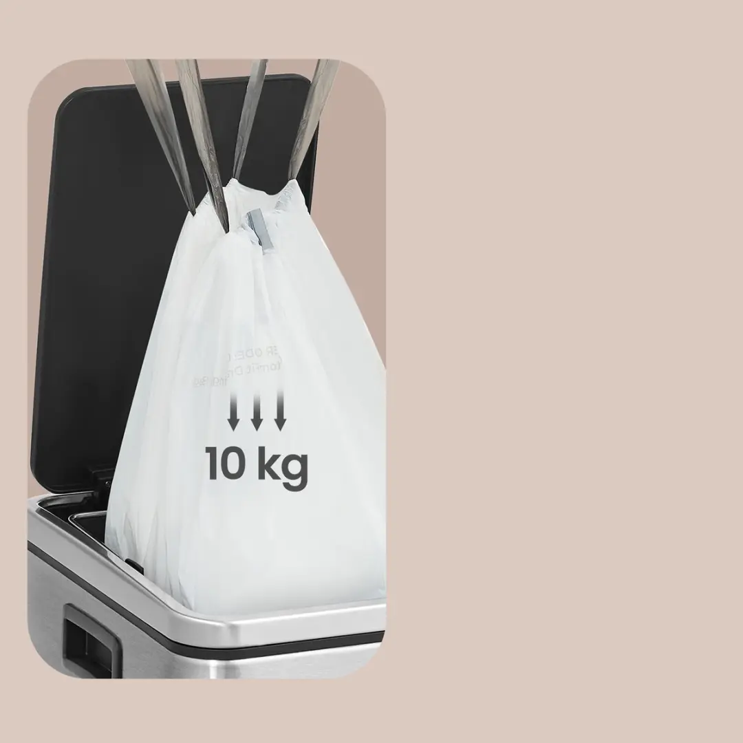 Songmics Vuilniszakken KRB30A02 - 80 Stuks - 30L - Wit