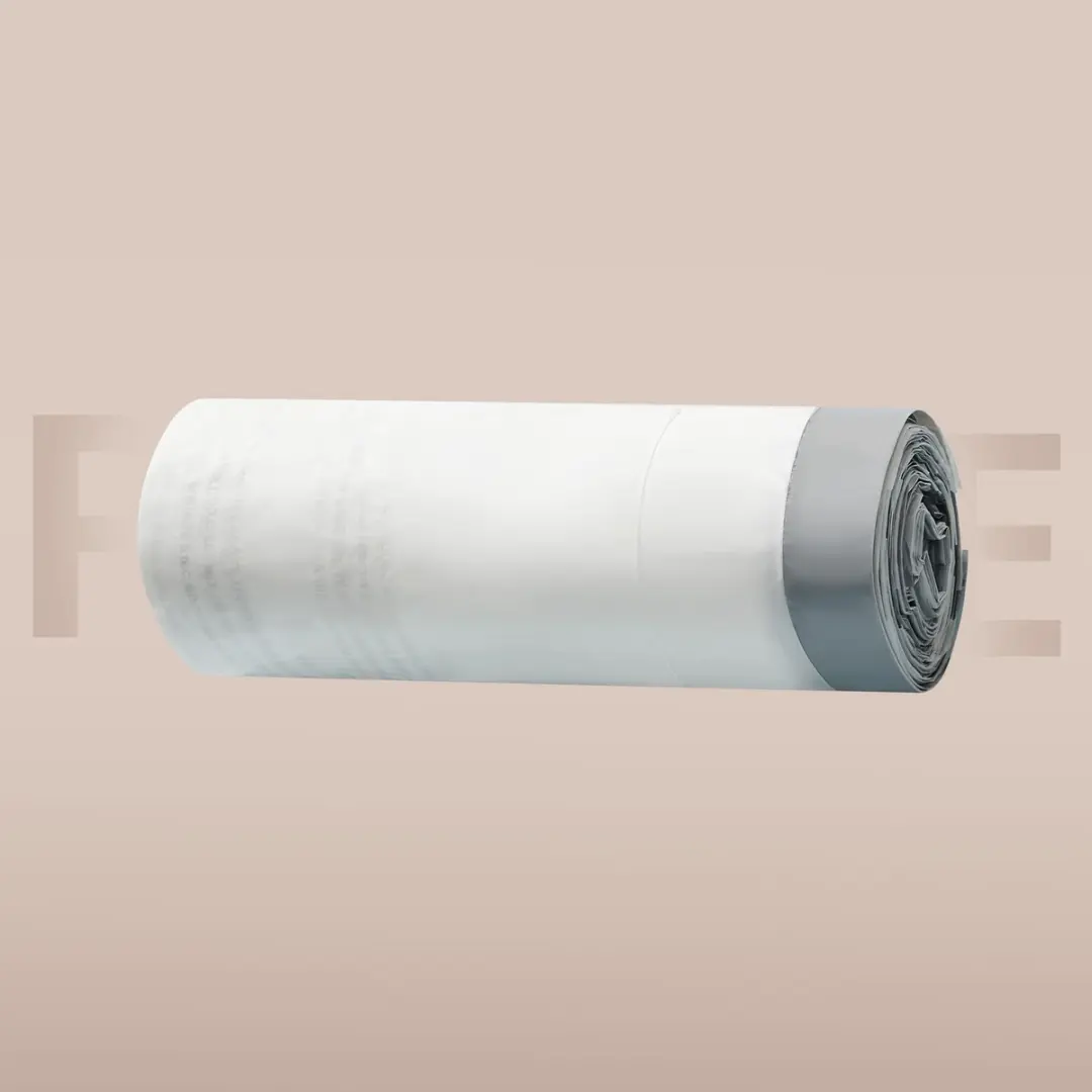 Songmics Vuilniszakken KRB30A02 - 80 Stuks - 30L - Wit