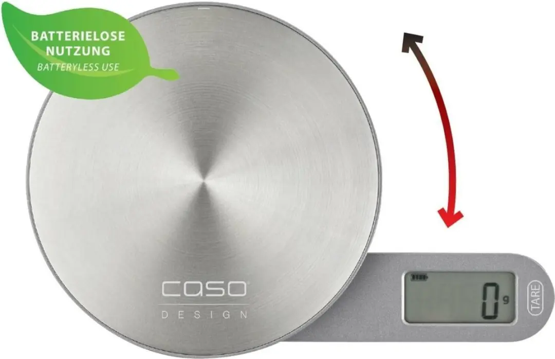 Caso Kitchen EcoMate 3268 Keukenweegschaal 5 kg - Zilver
