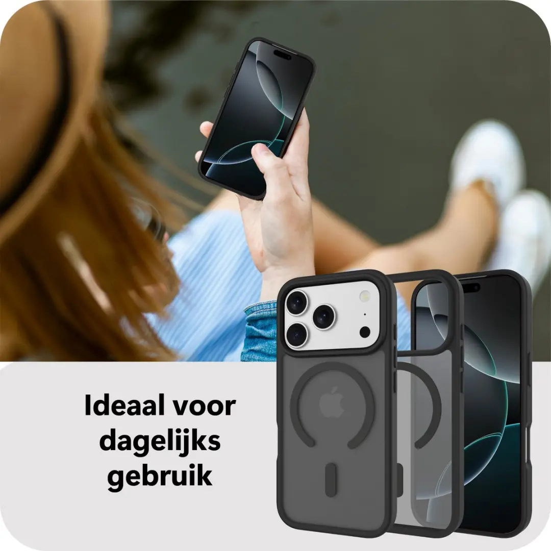 Just in Case iPhone 17 Pro MagSafe Hoesje - MAP2937AE1M - Zwart