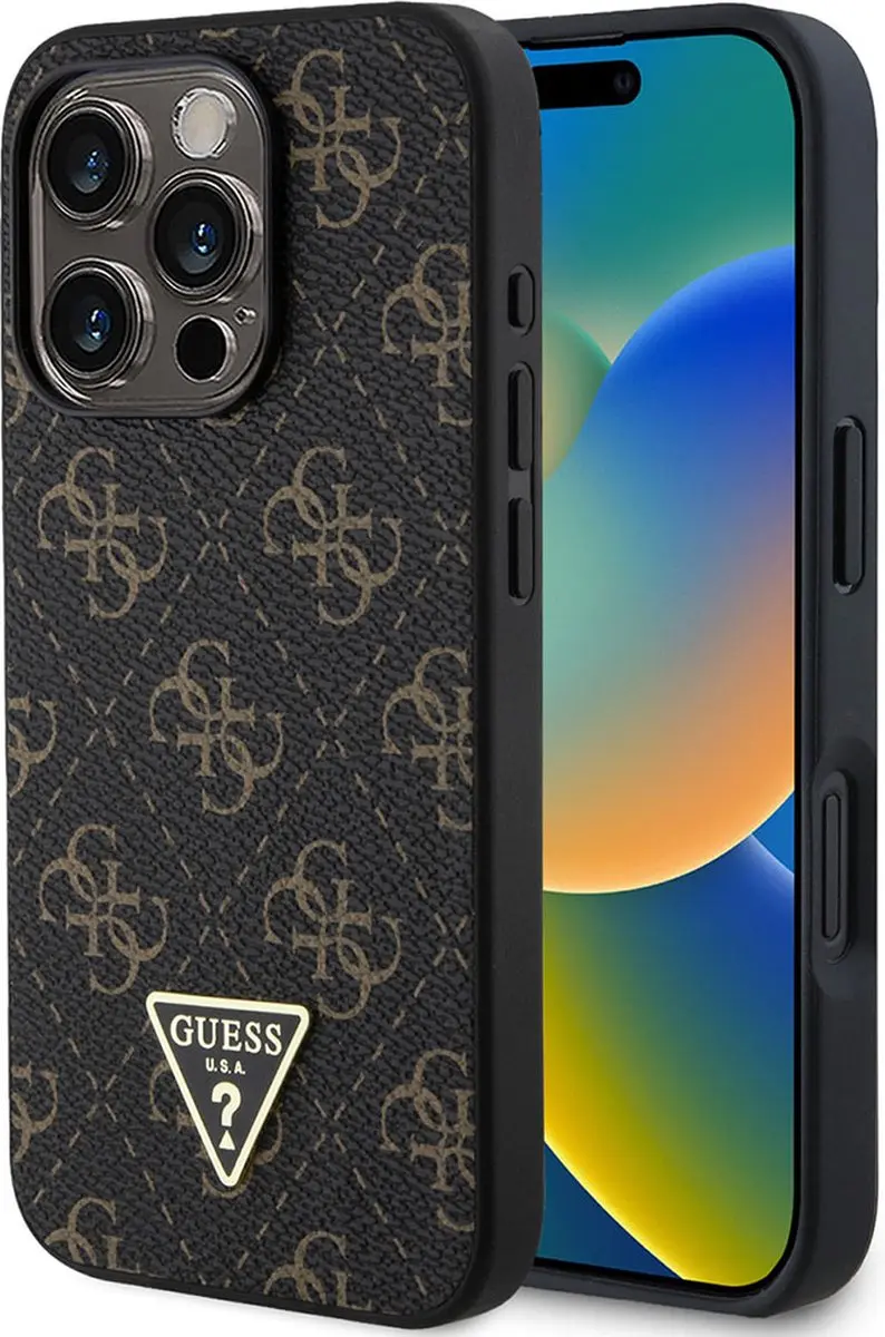GUESS Hoesje iPhone 16 Pro Max 4G-patroon