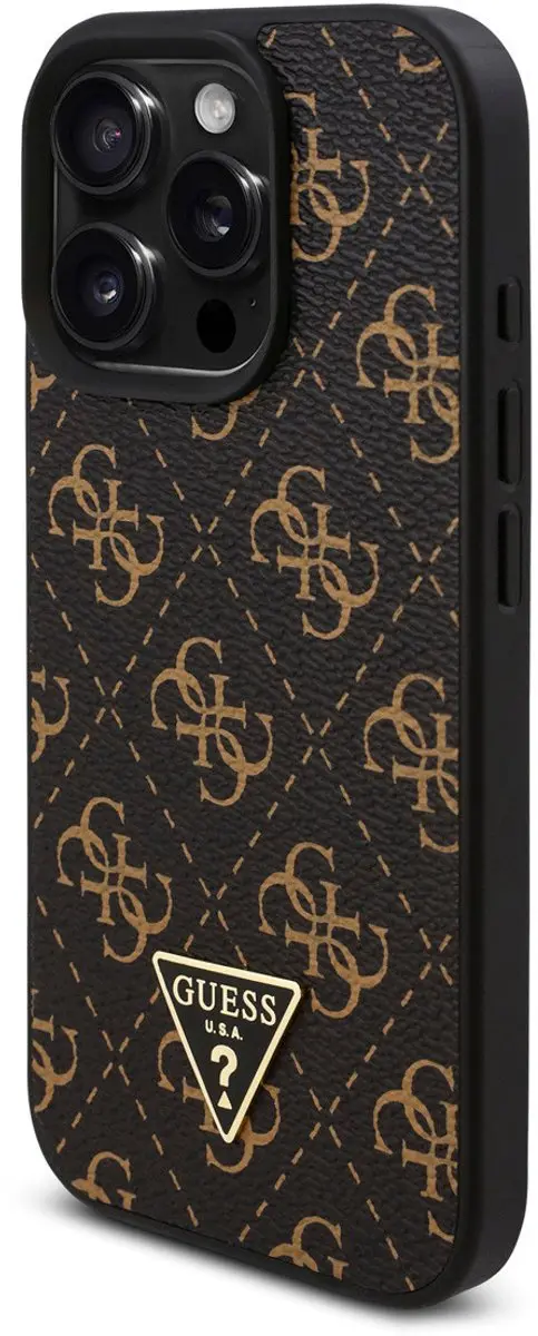 GUESS Hoesje iPhone 16 Pro Max 4G-patroon - Zwart - afbeelding 6 van 6