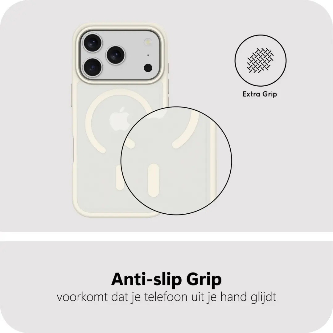 Just in Case iPhone 17 Pro MagSafe Hoesje - MAP2937AE10M - Wit