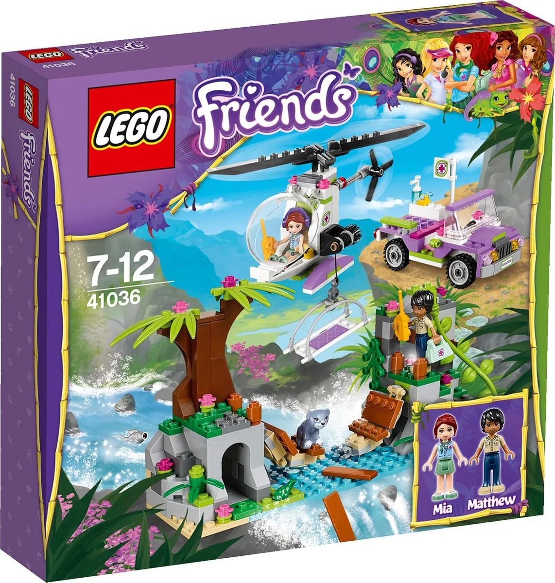 LEGO Friends Junglebrug Reddingsactie 41036