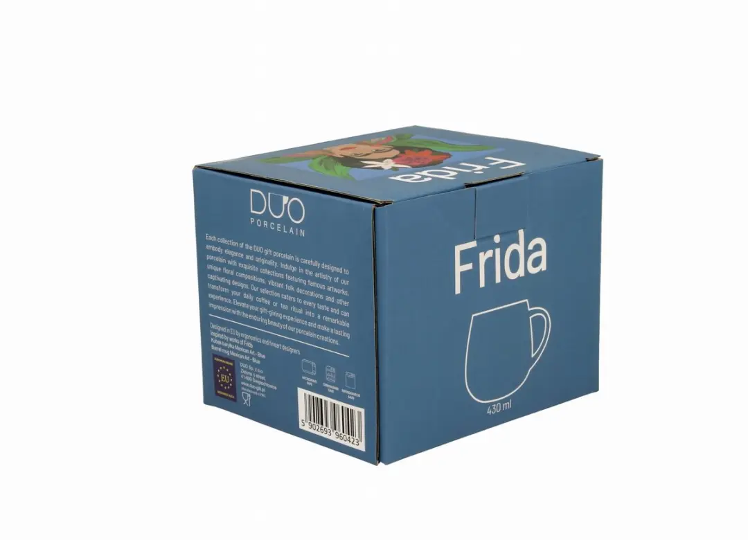 Duo Mok Mexicaanse Kunst Blue New Bone China 430ml