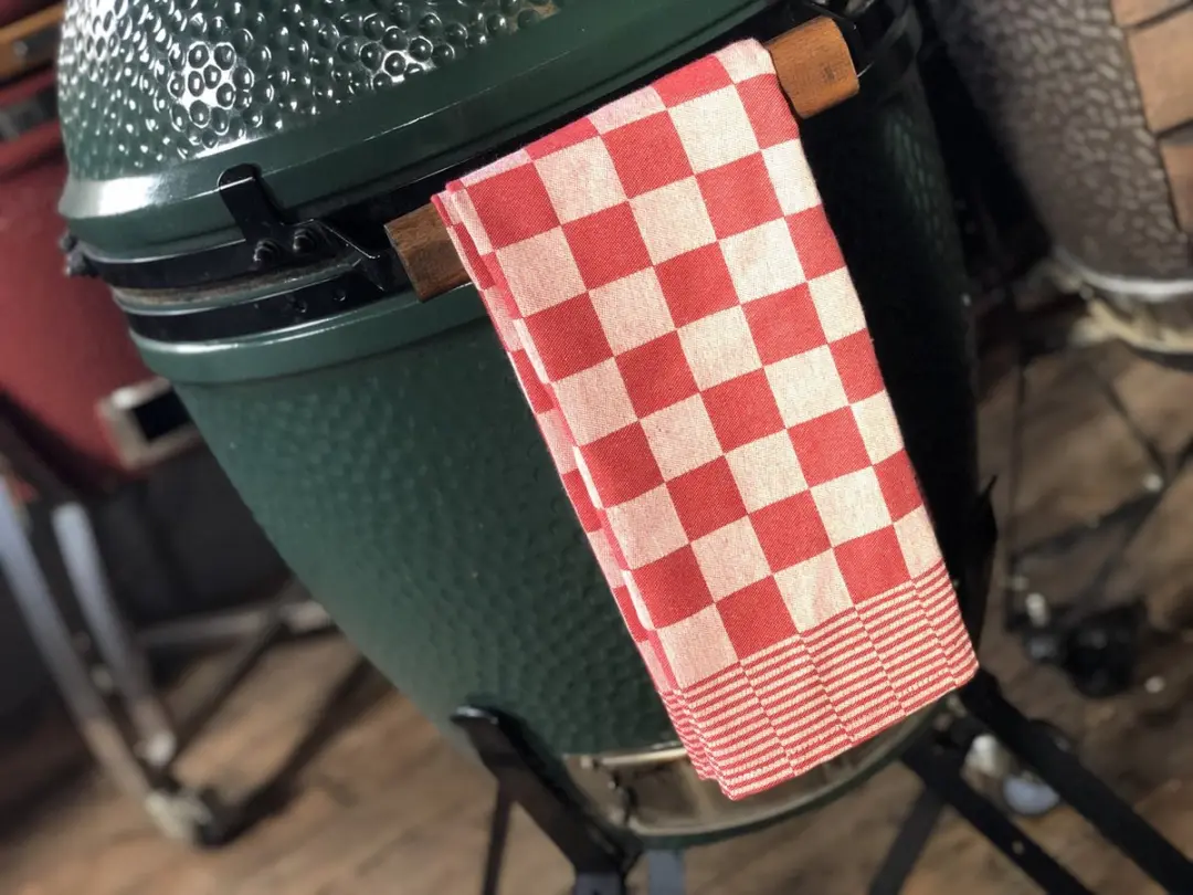 DDDDD Barbeque Theedoeken - 6 Stuks 65x65cm Rood - afbeelding 6 van 6