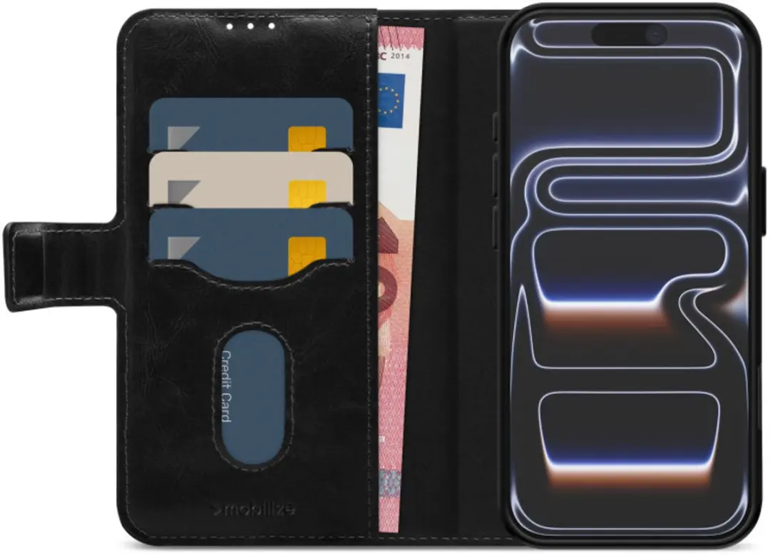 Mobilize 2in1 MagSafe Gelly Wallet Case iPhone 18 Pro Max - Zwart