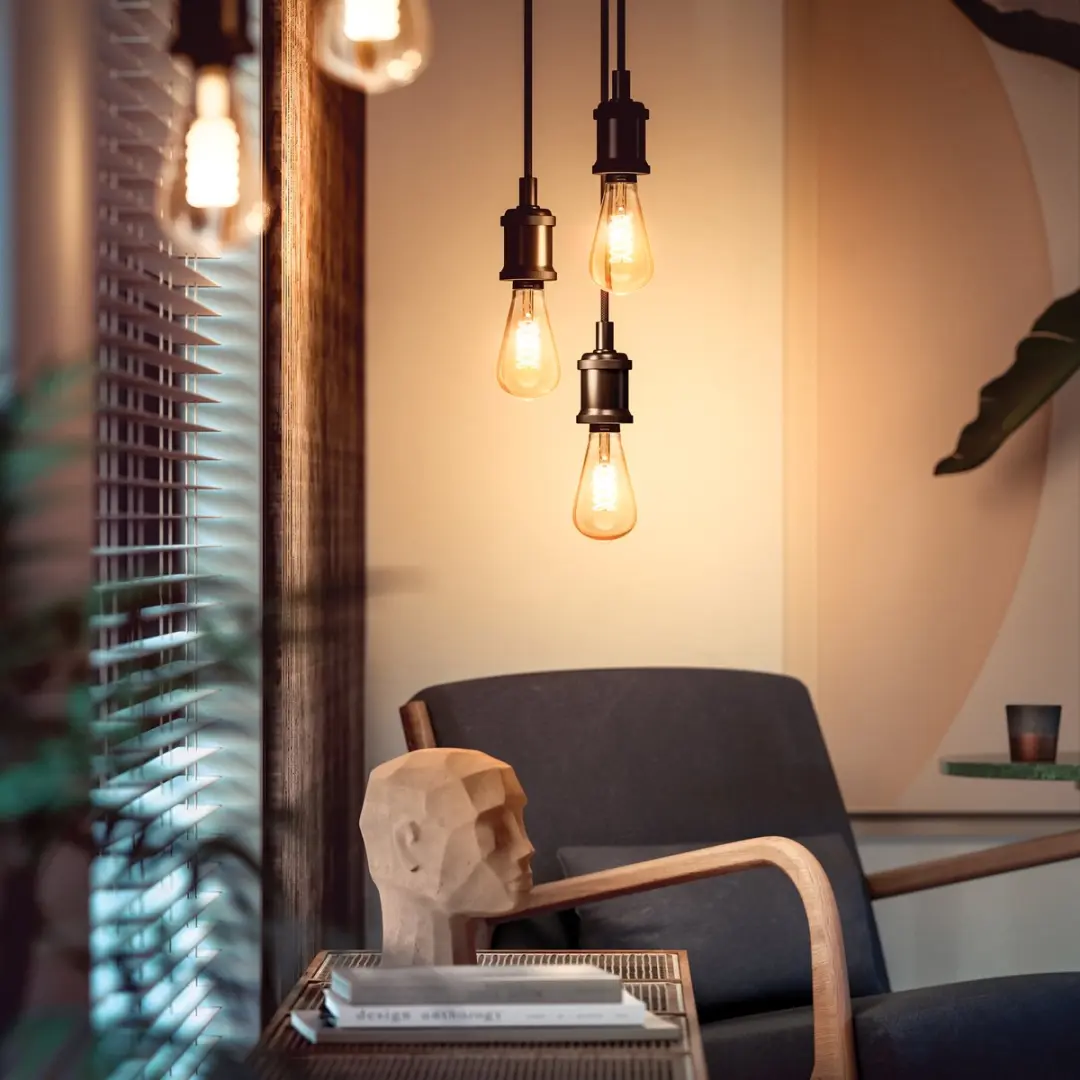 Philips Hue Starterpakket E27 - 3x Filamentlampen Warmwit - Bridge Pro - afbeelding 6 van 6