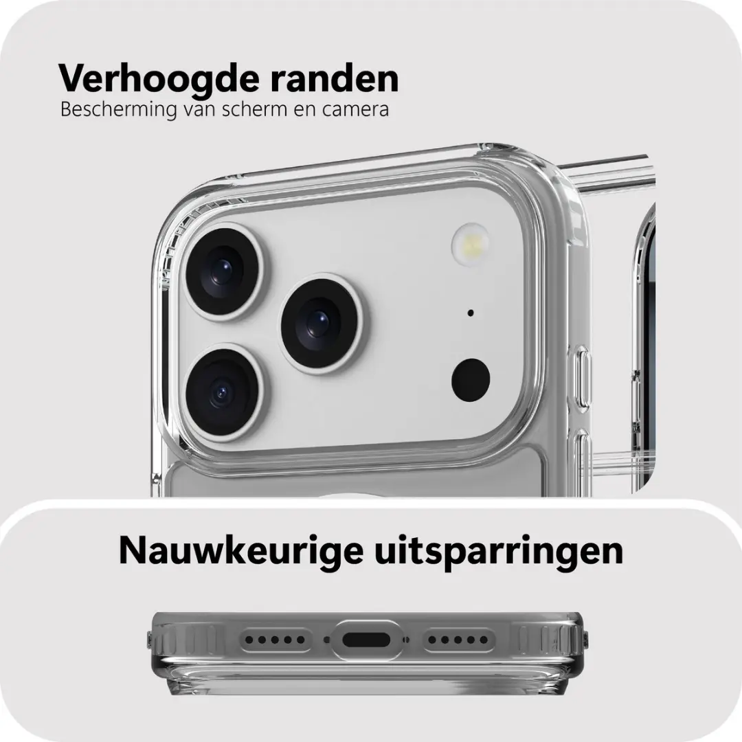Just in Case Hoesje iPhone 17 Pro MAP2937AE0M - Transparant