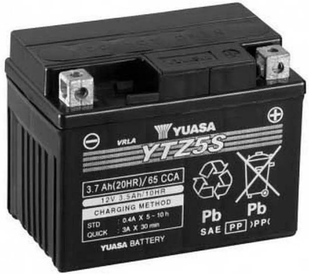 Yuasa YTZ5S 12V Motoraccu 3.7Ah