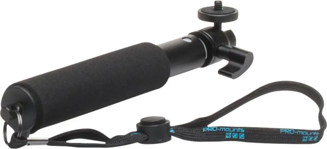 PRO-Mounts ShortPole Actioncamhouder 1kg - 5 Inch - Zwart