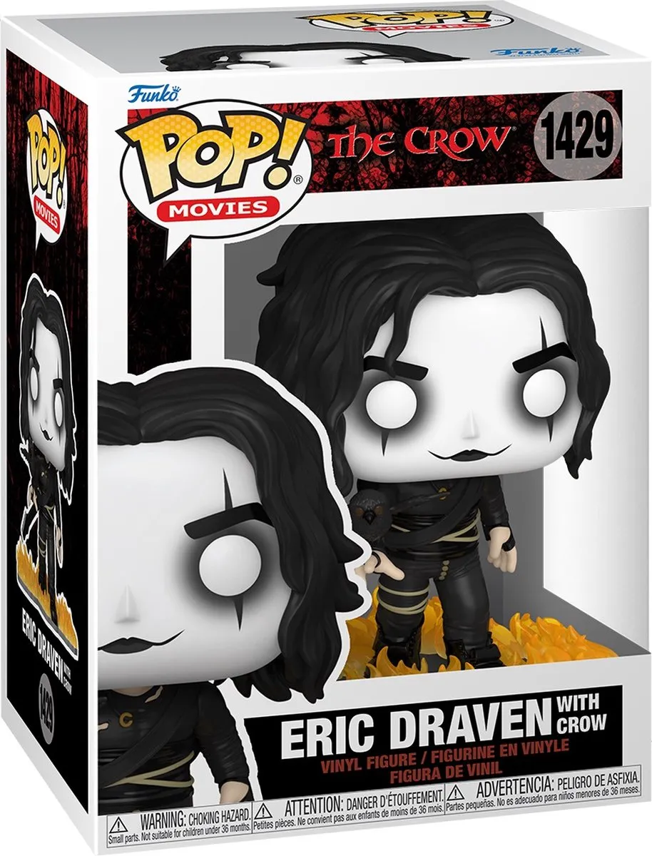 Funko Pop! Eric Draven met Crow 72380 - 9cm