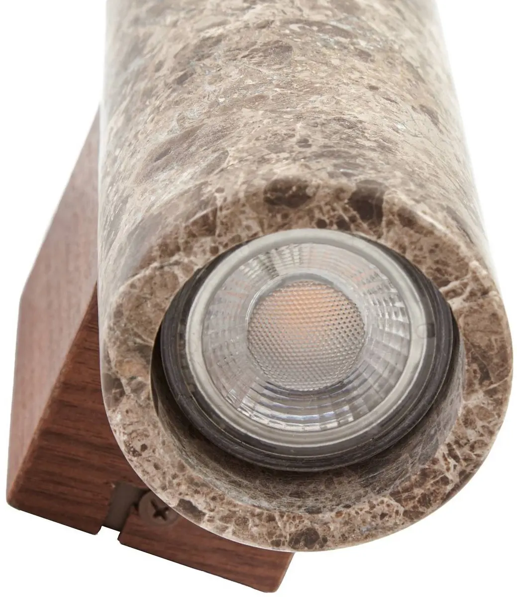 Lucande Wandlamp 2-Lichts Marmer - GU10