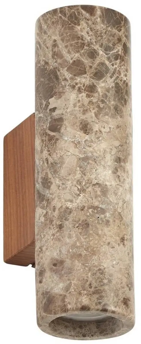 Lucande Wandlamp 2-Lichts Marmer - GU10