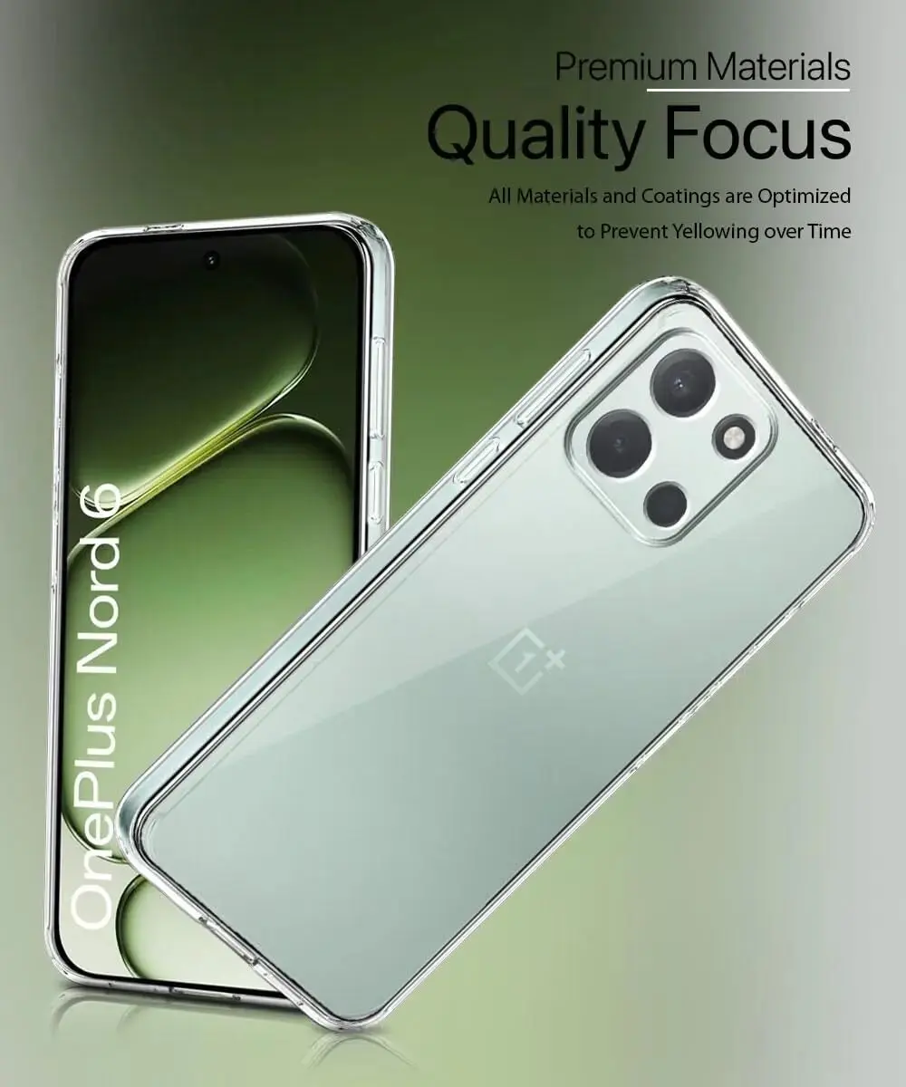 Selected by GSMpunt Transparant TPU Hoesje OnePlus Nord 6 - afbeelding 6 van 6