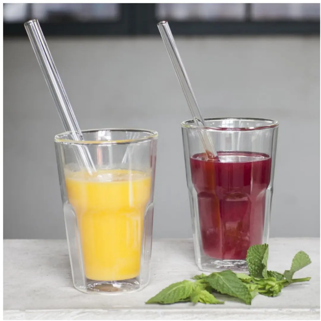 Serax Smoothie/Milkshake Rietjes 4-delig - Transparant
