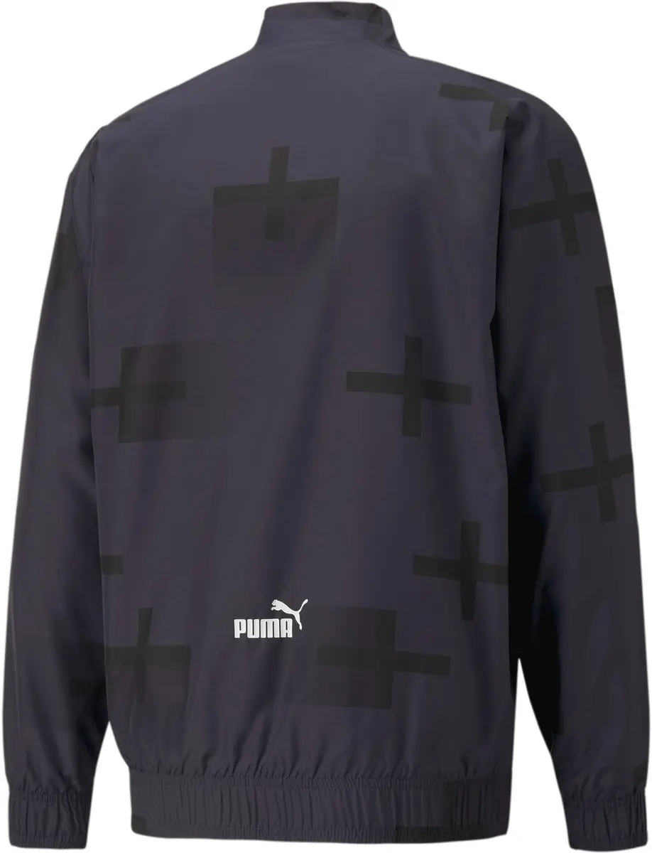 PUMA Trainingsjas Prematch Olympique Marseille M - Grijs/Wit - afbeelding 6 van 6