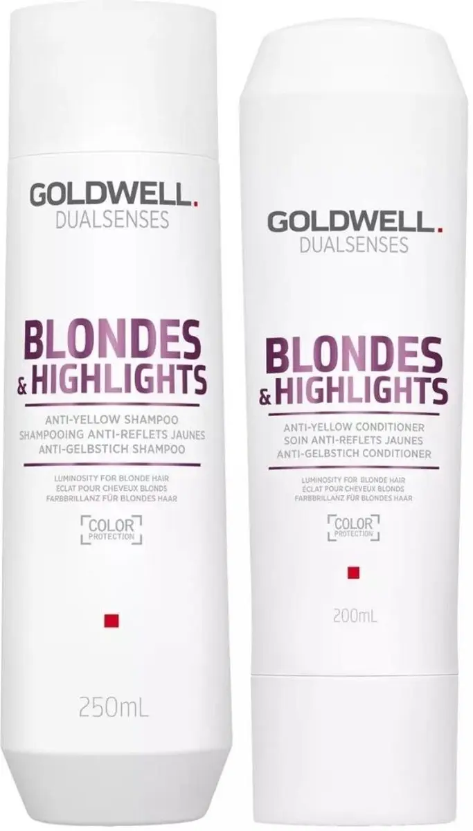 Goldwell Dualsenses Blondes & Highlights Anti-Yellow Set 250ml+200ml
