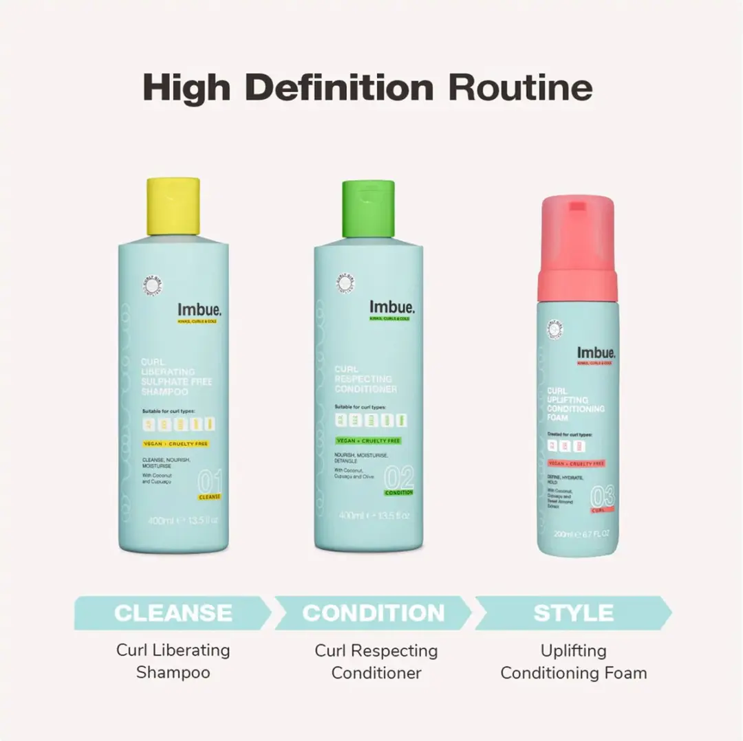 Imbue Curl Uplifting Conditioner Foam - 2x200ml
