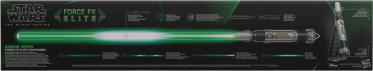 Star Wars Ahsoka & Sabine Force FX Elite Lightsaber - Multi