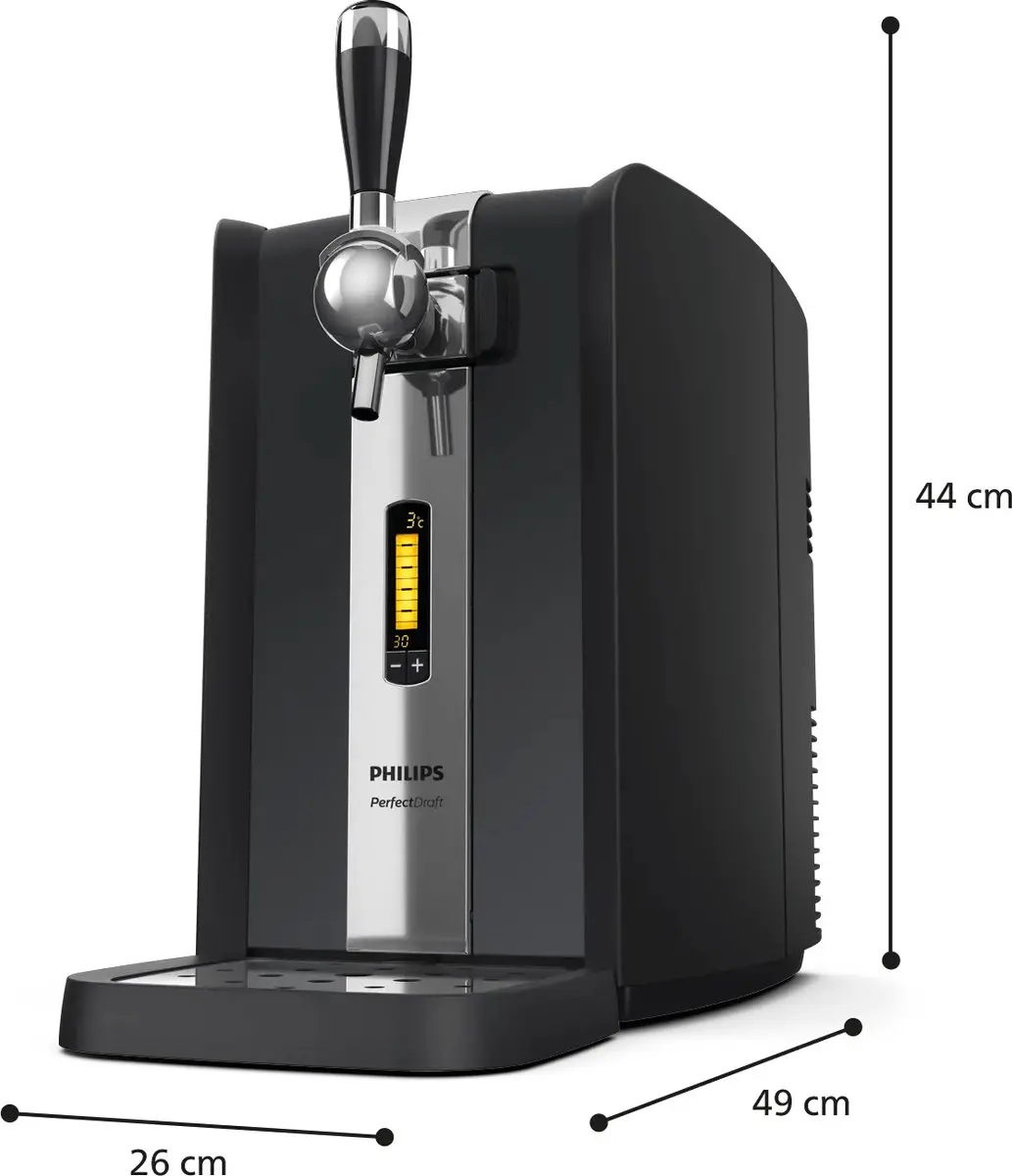 Philips PerfectDraft HD3720/25 Thuistap - 70W - 6L