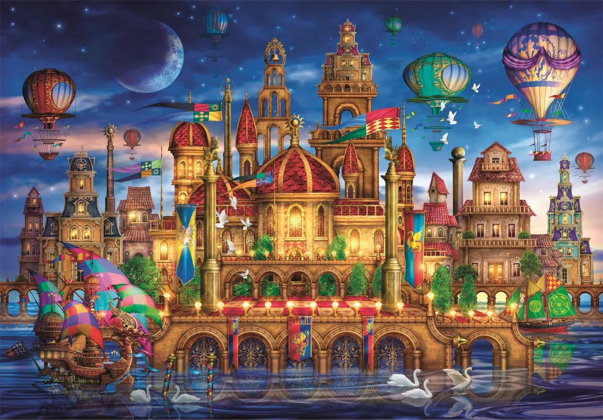 Clementoni Downtown Legpuzzel 1000 Stuks - 70x50cm - Meerkleurig