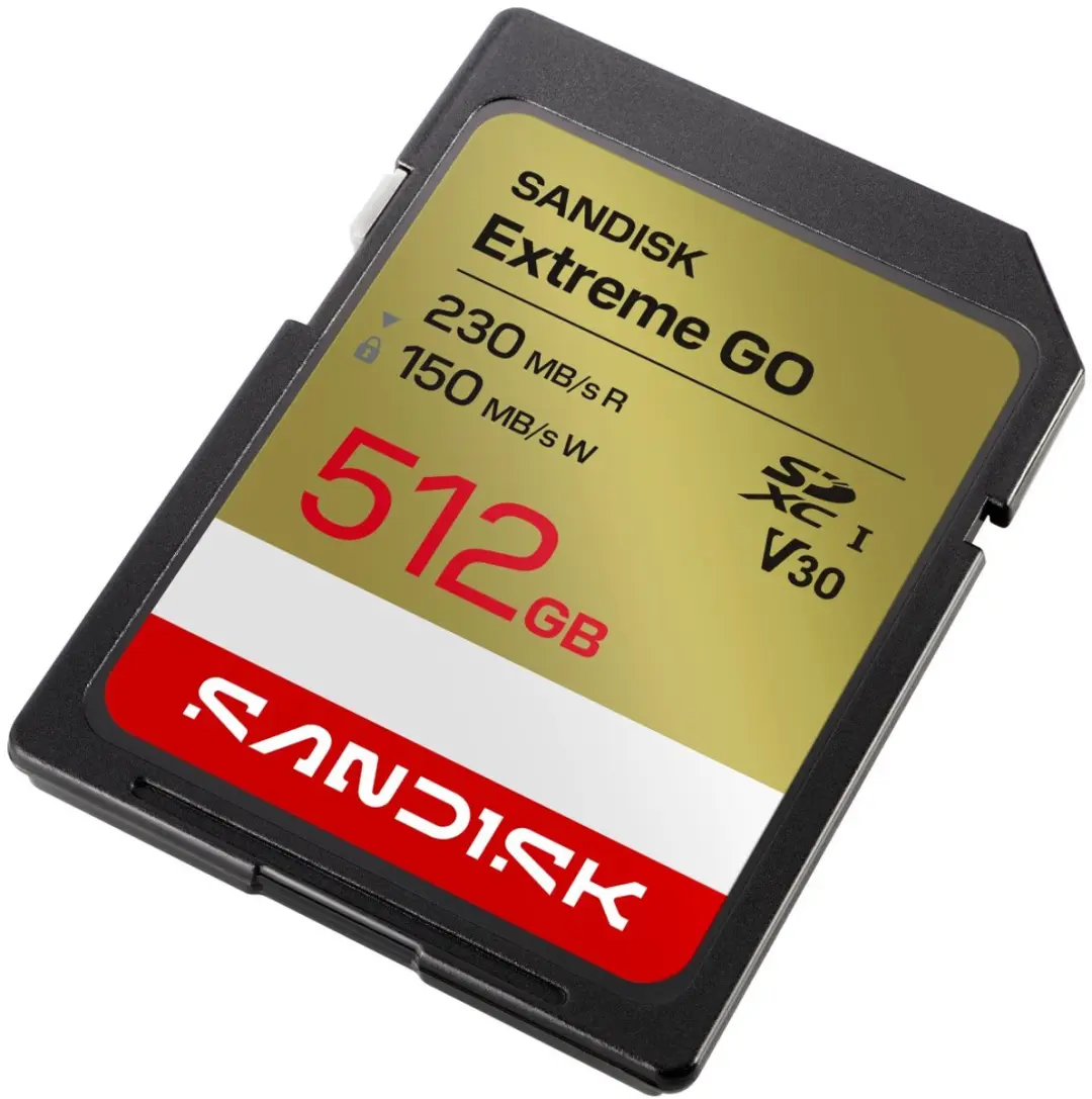 SanDisk SDXC Extreme GO 512GB Geheugenkaart - 4K