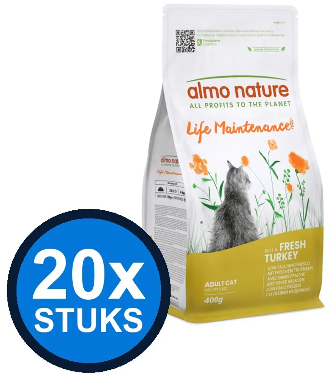 Almo Nature Life Maintenance Kalkoen 400g