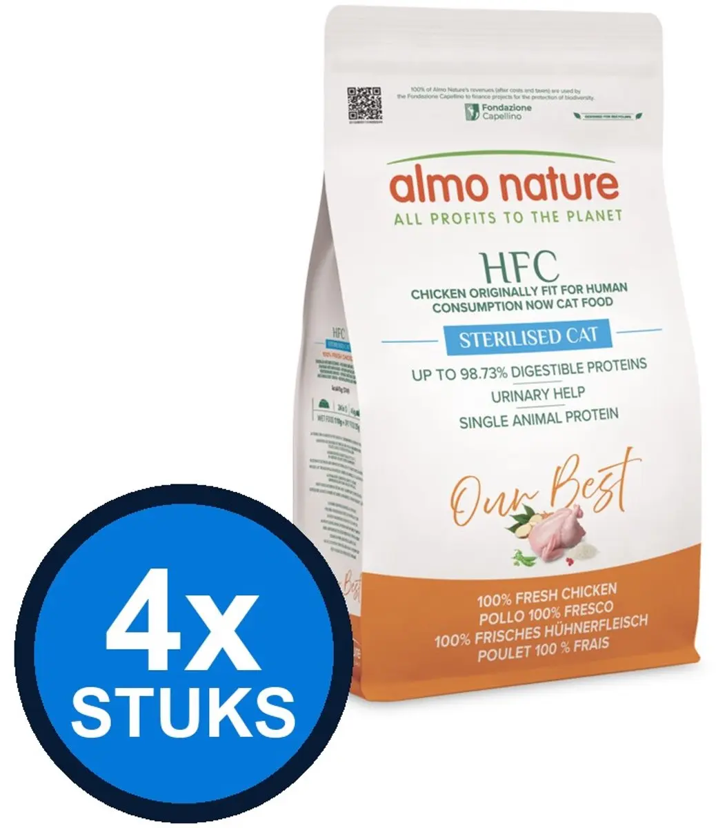 Almo Nature HFC Our Best Cat Adult Gesteriliseerd Kip