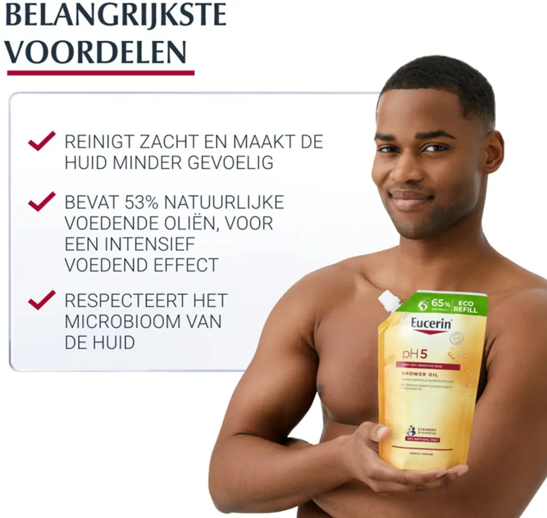 Eucerin pH5 Doucheolie Navulverpakking 400ml
