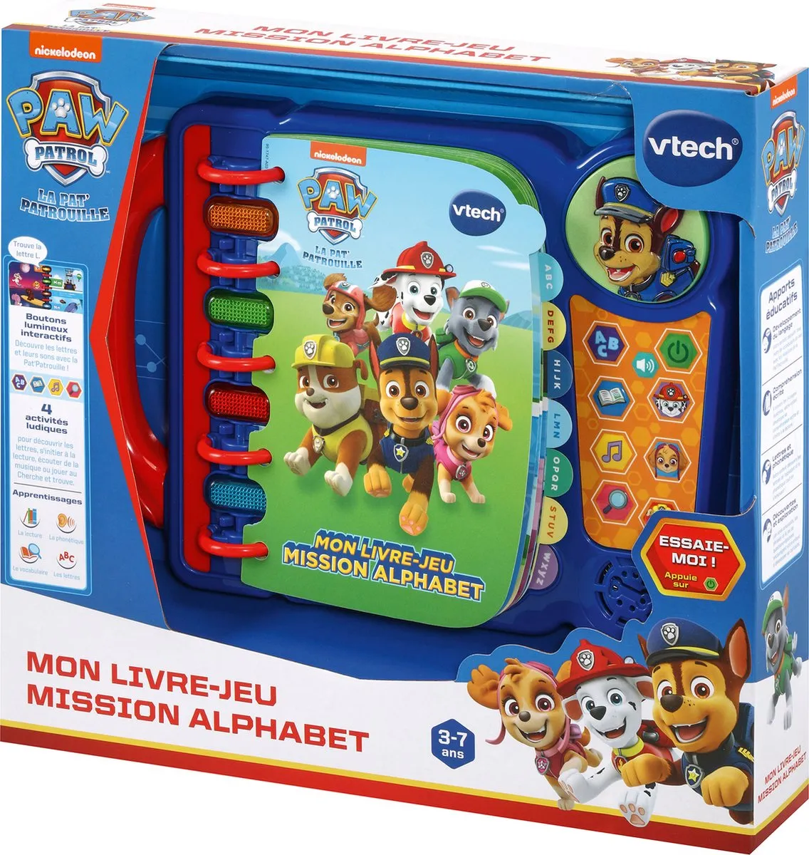 VTech LIVRE-JEU ALPHABET 80-618105 - Meerkleurig
