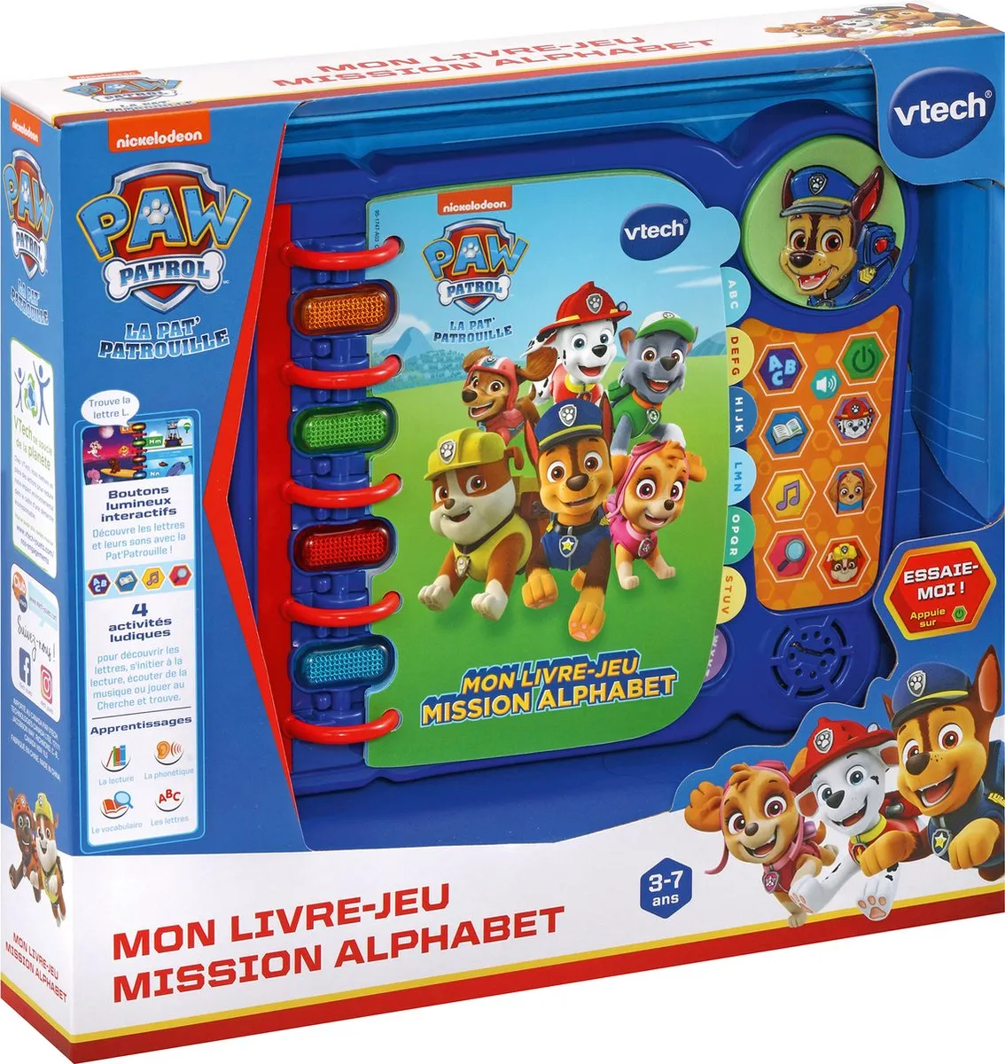 VTech LIVRE-JEU ALPHABET 80-618105 - Meerkleurig
