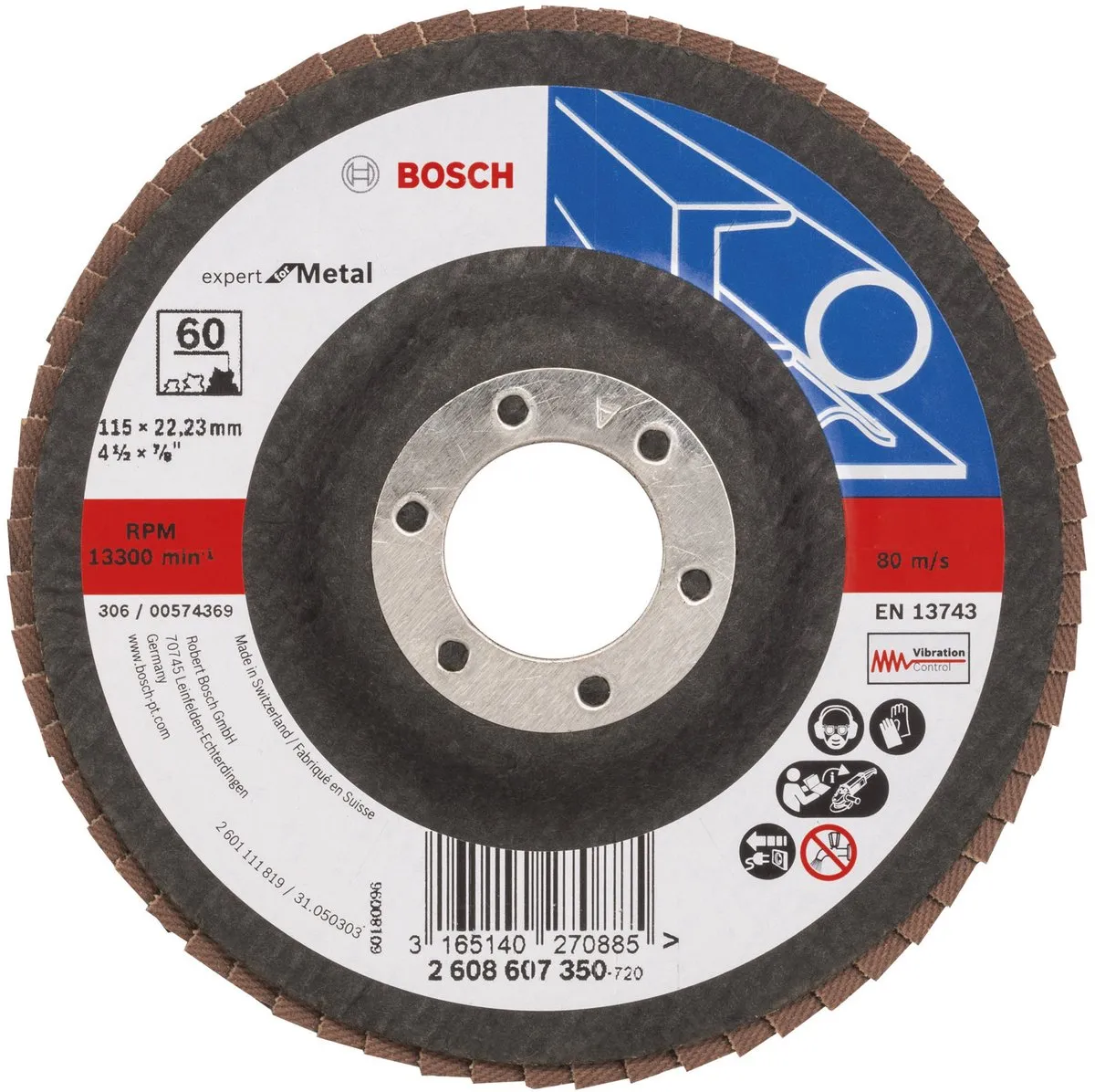 Bosch Lamellenschuurschijf 115mm 60