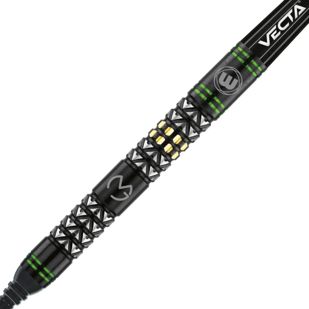 Winmau Michael van Gerwen Vantage Darts - 3 Stuks - Zwart - afbeelding 6 van 6