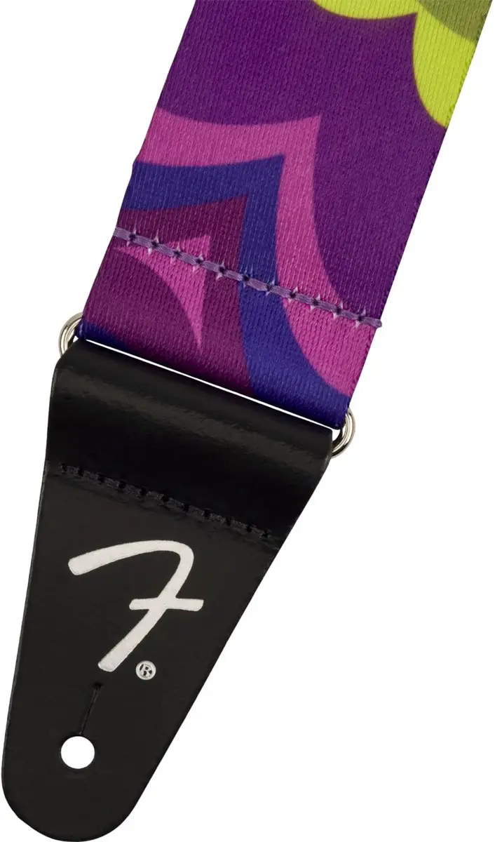 Fender J Mascis Strap Magenta Flower Gitaarband - afbeelding 3 van 3