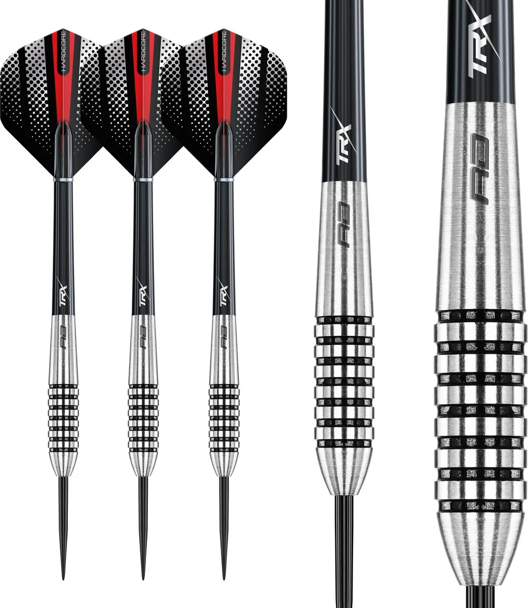 Red Dragon Matra 1 80% Dartpijlen - 3 Stuks - Zilver/Zwart