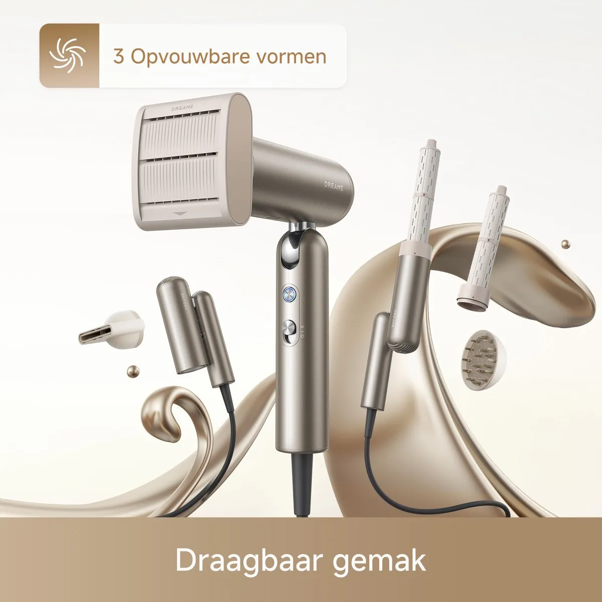 Dreame Pocket Pro AHD51 Haardroger 1300W - Goud