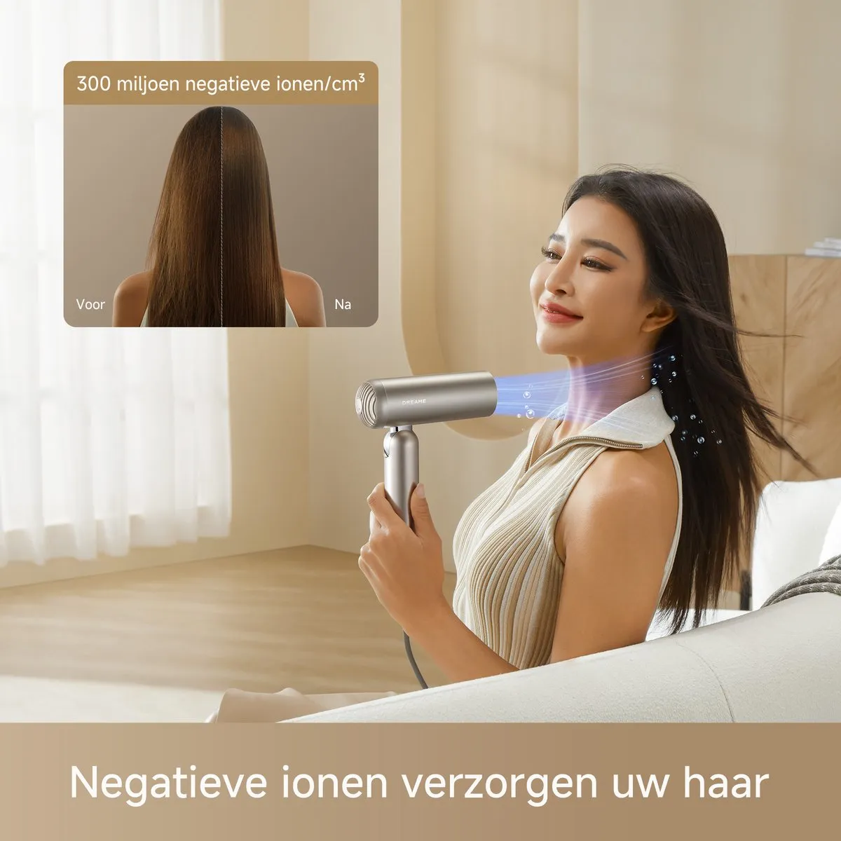 Dreame Pocket Pro AHD51 Haardroger 1300W - Goud