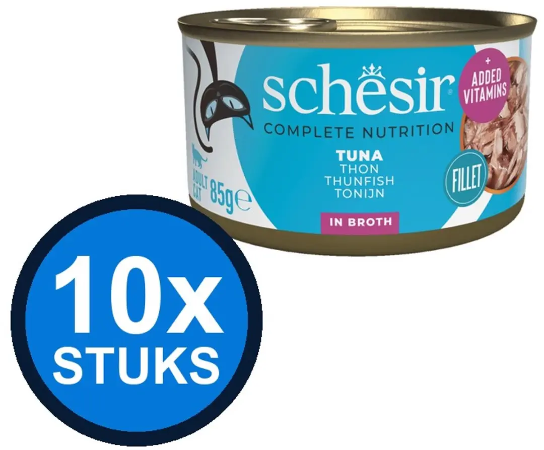 Schesir Complete&Balanced Kattenvoer Tonijn 85g