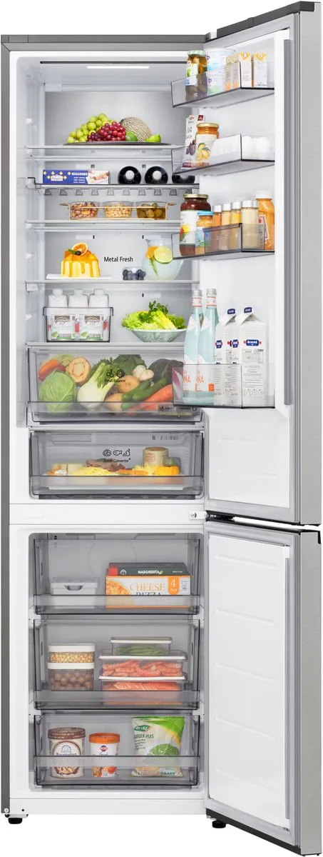 LG GBBS525CPY Vrijstaand Koelkast - 375L - Zilver