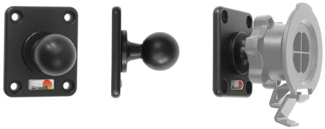 Brodit Montage Garmin DriveSmart 86 22mm Kogel - Zwart