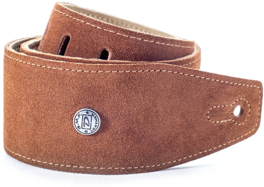 Dunlop BMF-S03 Suede Strap Oak Gitaarband - Bruin