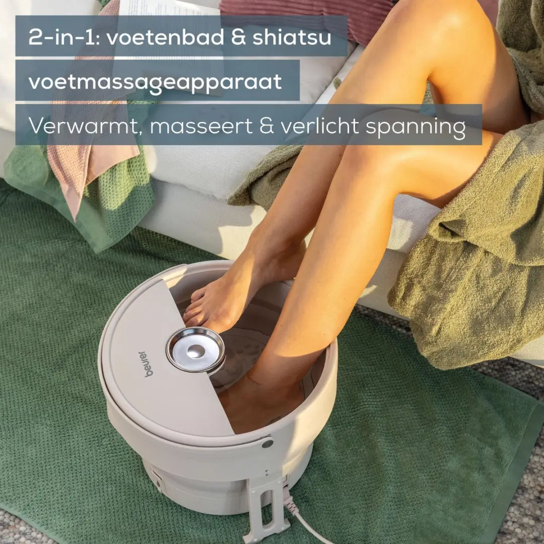 Beurer FB 55 Shiatsu Voetenbad - Opvouwbaar - 3 Warmtestanden