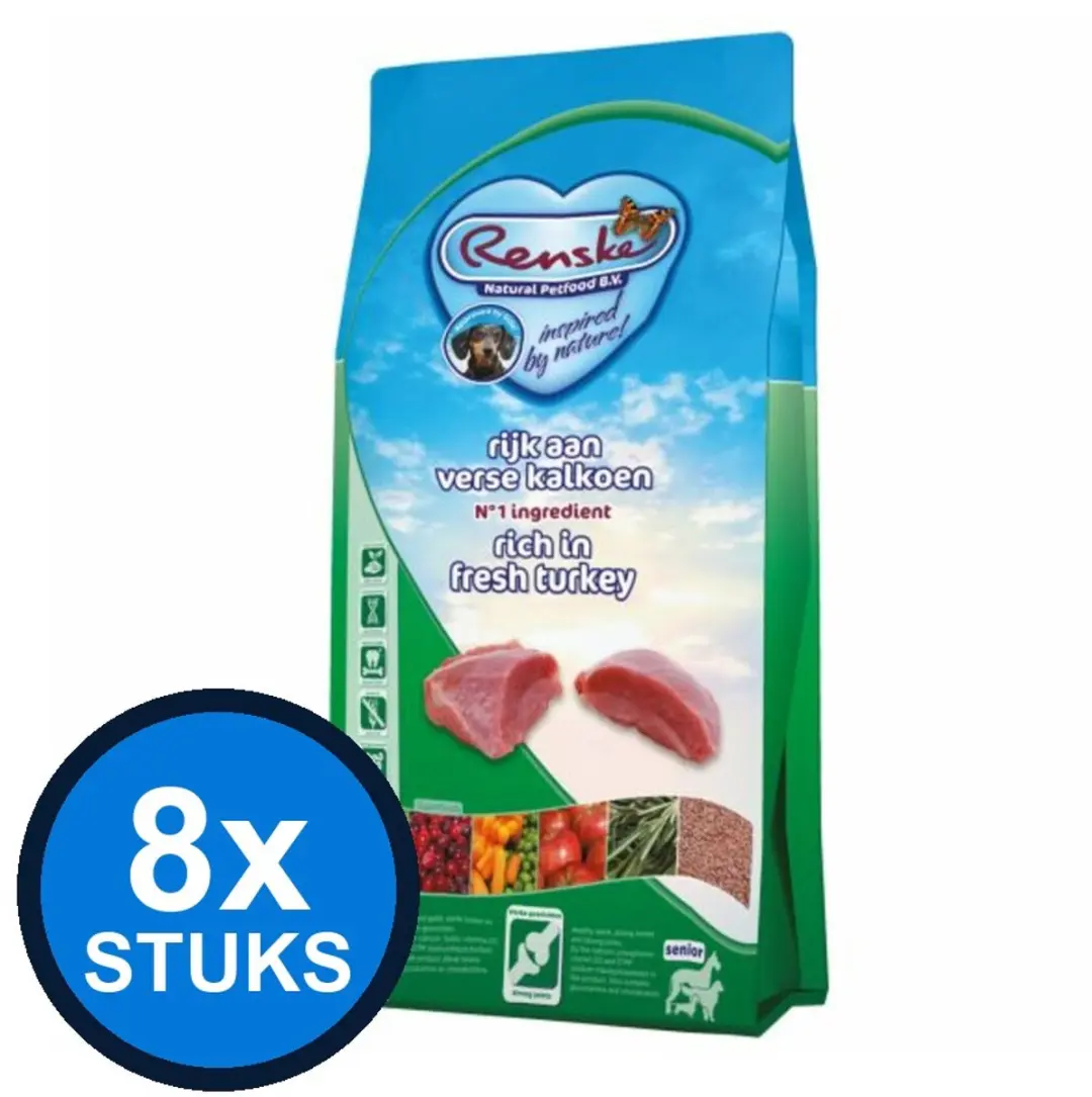 Renske Super Premium Droogvoer Senior Kalkoen 600g