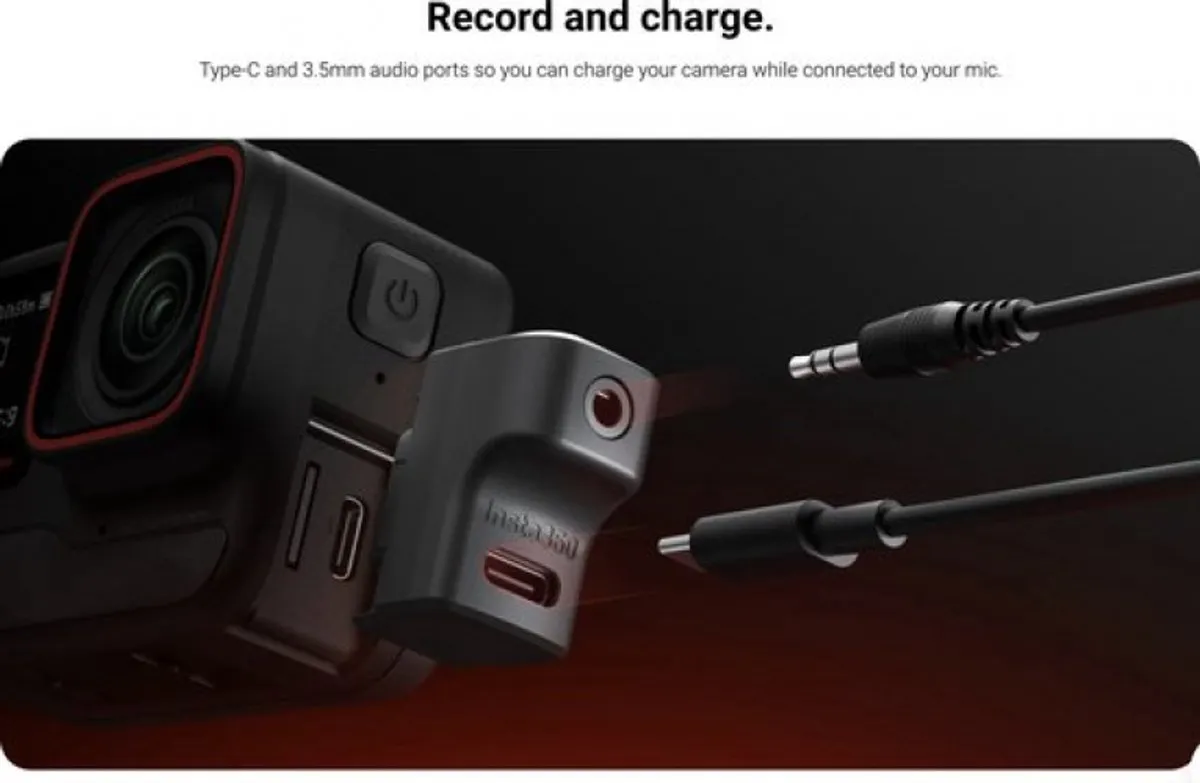 Insta360 Ace Pro Microfoonadapter