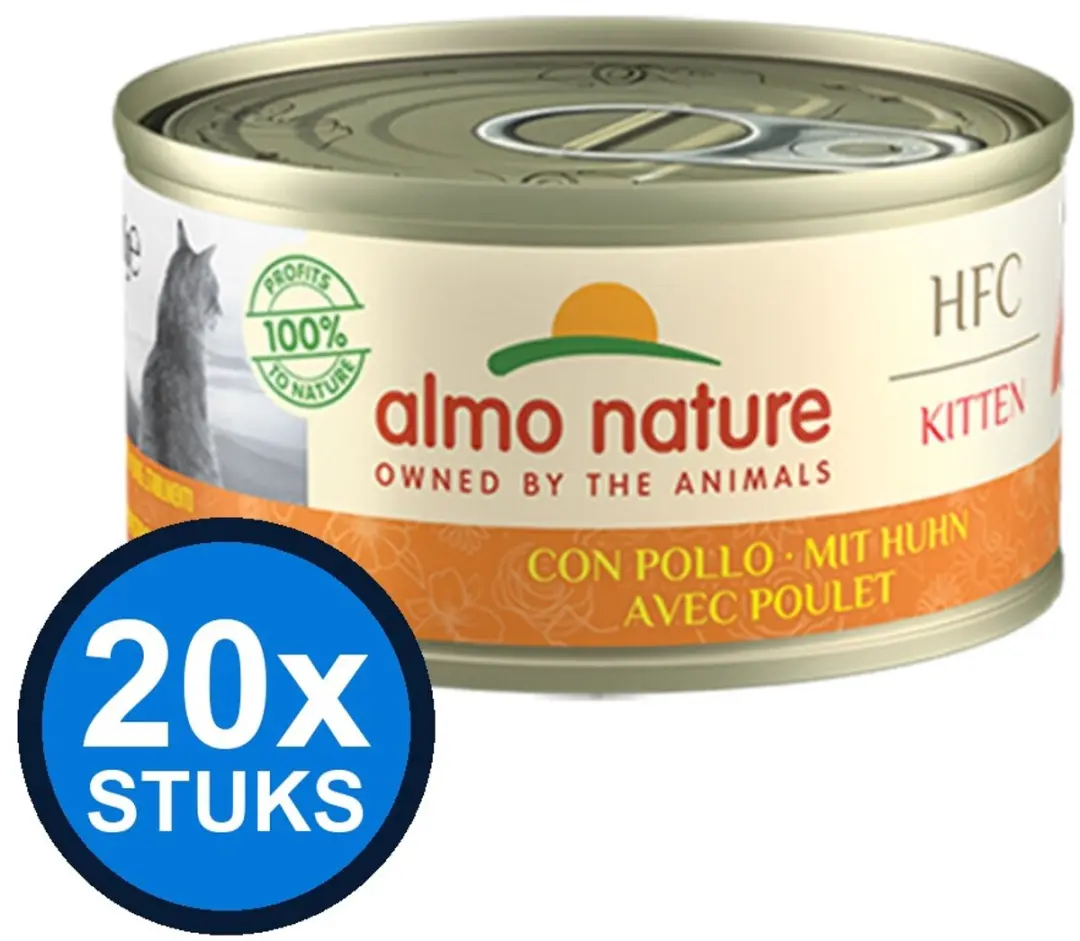 Almo Nature HFC Kitten Blik Natural Kip 70g